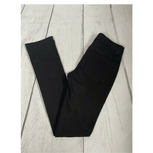 THEORY Elly Black Ponte Knit Pull On Pants Skinny